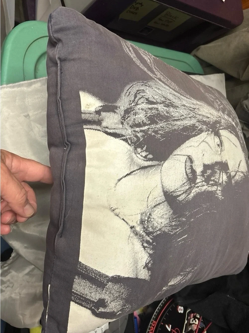WCW’s Sting Biederlack throw pillow. 16”x 16”. 1990’s professional wrestling.